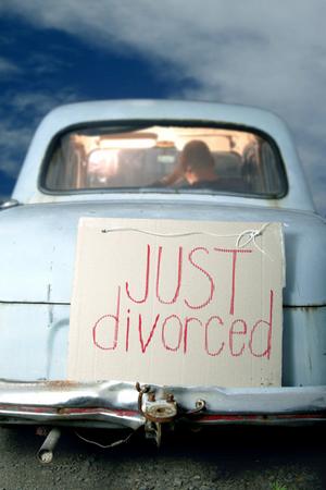 Just divorced.